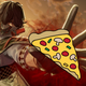Mmmmm, bloody pizza